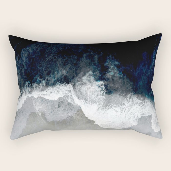 Blue Sea Rectangular Pillow Gallery Image 2
