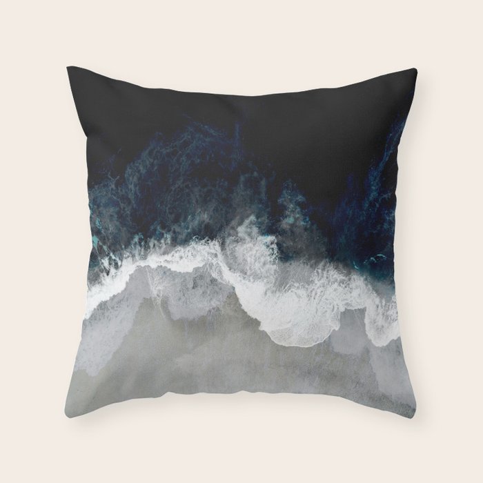 Blue Sea Throw Pillow Gallery Image 6