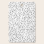 Speckle Dalmatian Pattern (black/white) Cutting Board Gallery Image 1