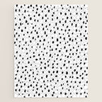 Speckle Dalmatian Pattern (black/white) Jigsaw Puzzle Gallery Image 1