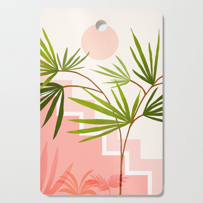 Summer in Belize Abstract Landscape Cutting Board Gallery Image 1