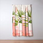 Summer in Belize Abstract Landscape Window Curtain Gallery Image 3