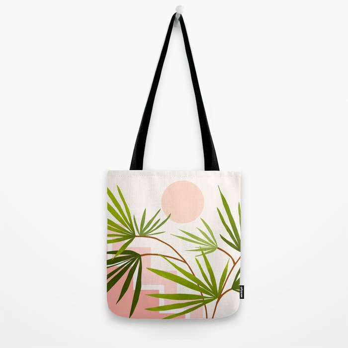 Summer in Belize Abstract Landscape Tote Bag Gallery Image 2