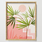 Summer in Belize Abstract Landscape Serving Tray Gallery Image 1