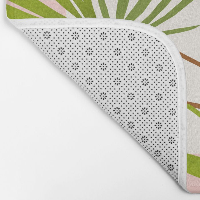 Summer in Belize Abstract Landscape Bath Mat Gallery Image 2