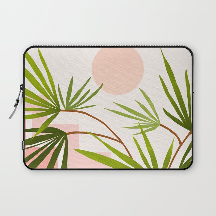 Summer in Belize Abstract Landscape Laptop Sleeve Gallery Image 1