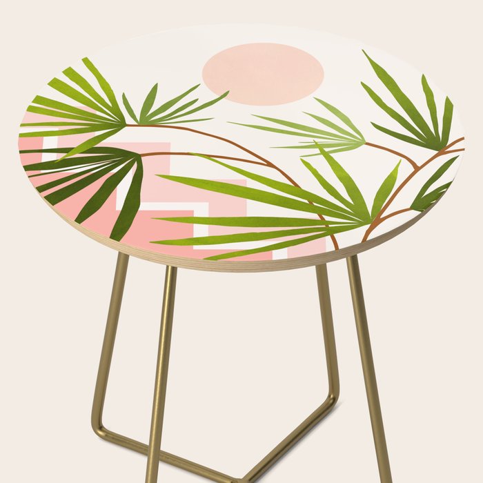 Summer in Belize Abstract Landscape Side Table Gallery Image 2