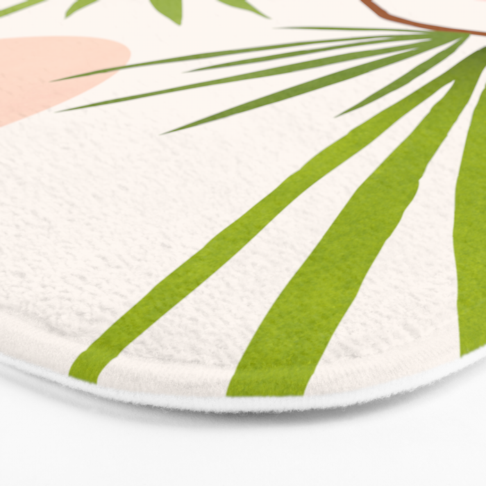 Summer in Belize Abstract Landscape Bath Mat Gallery Image 3