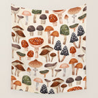Mushrooms Wall Tapestry Gallery Image 4
