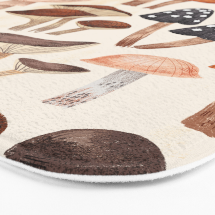 Mushrooms Bath Mat Gallery Image 3