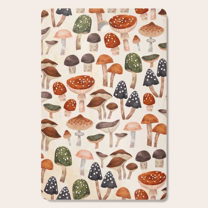 Mushrooms Cutting Board Gallery Image 1