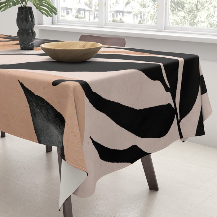 Abstract Art Tropical Leaves 115 Tablecloth Gallery Image 3