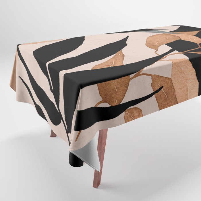 Abstract Art Tropical Leaves 115 Tablecloth Gallery Image 1