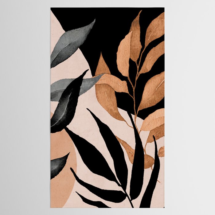 Abstract Art Tropical Leaves 115 Tablecloth Gallery Image 2