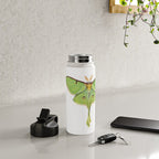 Luna Moth (Actias luna) II Water Bottle Gallery Image 4