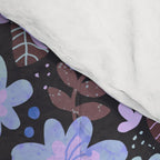 Hibiscus lilac pattern Comforter Gallery Image 4