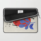 Blue Leaf Willow Laptop Sleeve Gallery Image 2
