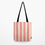 Simple Stripes Pattern - Pink  Tote Bag Gallery Image 2