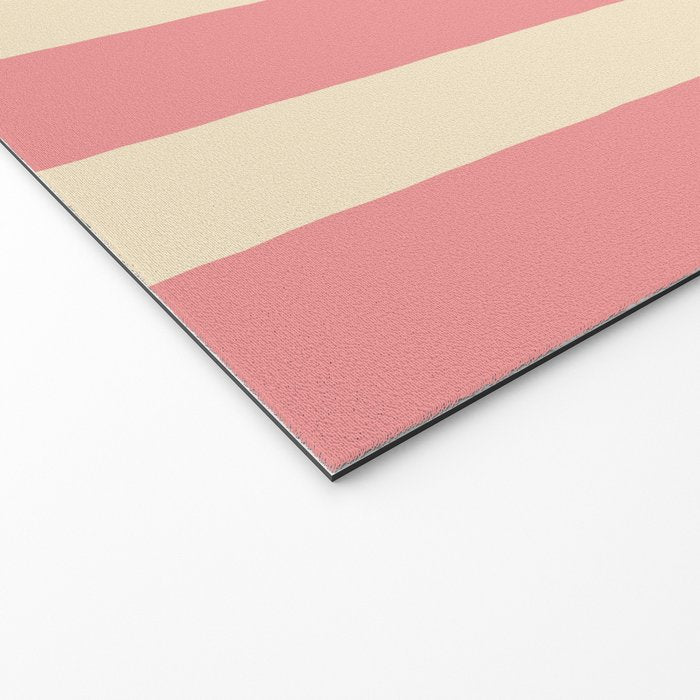 Simple Stripes Pattern - Pink  Welcome Mat Gallery Image 2