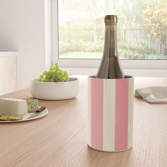 Simple Stripes Pattern - Pink  Wine Chiller Gallery Image 4