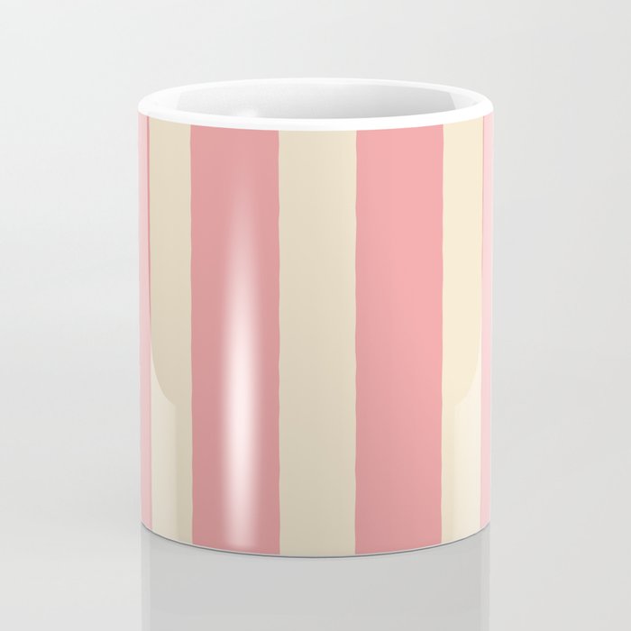Simple Stripes Pattern - Pink  Coffee Mug Gallery Image 4