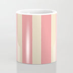 Simple Stripes Pattern - Pink  Coffee Mug Gallery Image 4