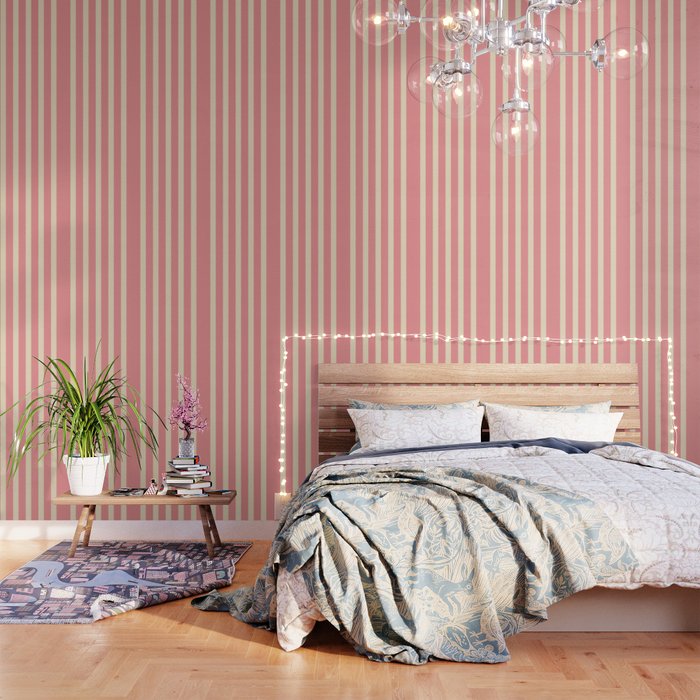 Simple Stripes Pattern - Pink  Wallpaper Gallery Image 3