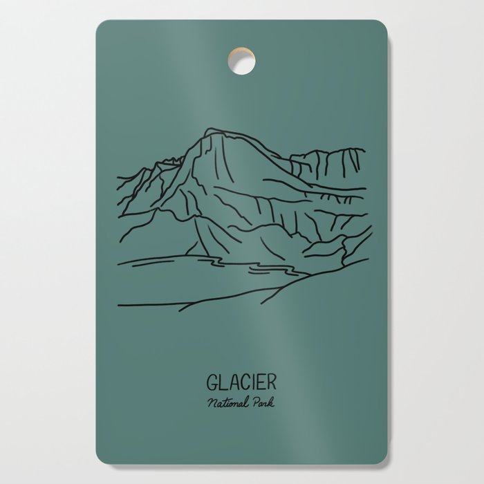 Glacier National Park Cutting Board Gallery Image 1