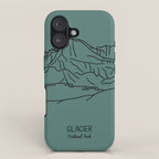 Glacier National Park iPhone Case Gallery Image 1
