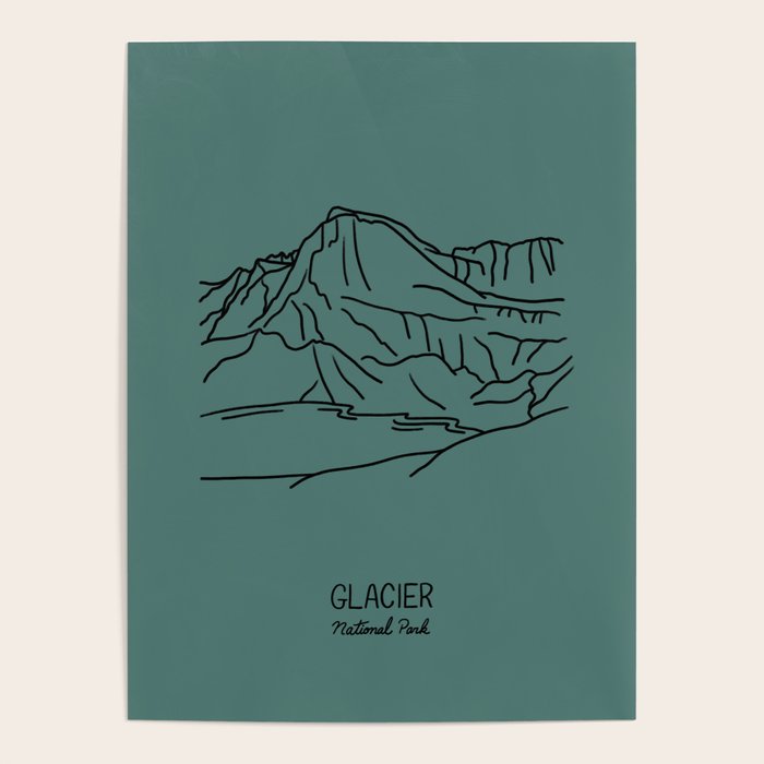 Glacier National Park Poster Gallery Image 4
