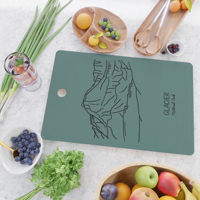 Glacier National Park Cutting Board Gallery Image 2