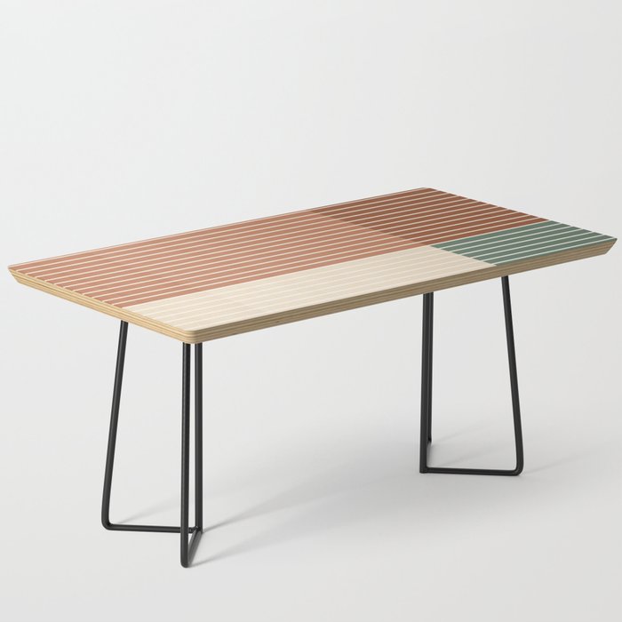 Color Block Line Abstract XXVII Coffee Table Gallery Image 1