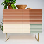 Color Block Line Abstract XXVII Credenza Gallery Image 1
