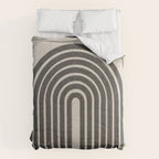 Mid Century Modern Beige and Black  Comforter Gallery Image 6