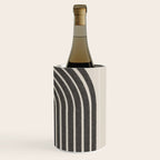 Mid Century Modern Beige and Black  Wine Chiller Gallery Image 3