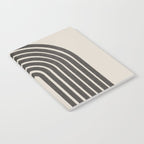 Mid Century Modern Beige and Black  Notebook Gallery Image 2