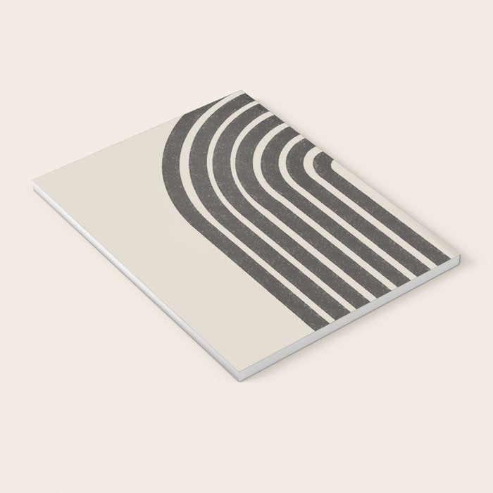 Mid Century Modern Beige and Black  Notebook Gallery Image 3