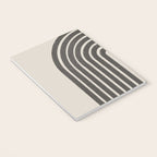 Mid Century Modern Beige and Black  Notebook Gallery Image 3