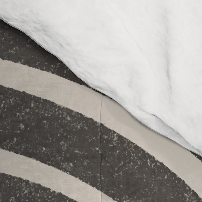 Mid Century Modern Beige and Black  Comforter Gallery Image 4