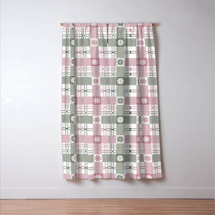 Holiday Nordic Warmth Window Curtain Gallery Image 3