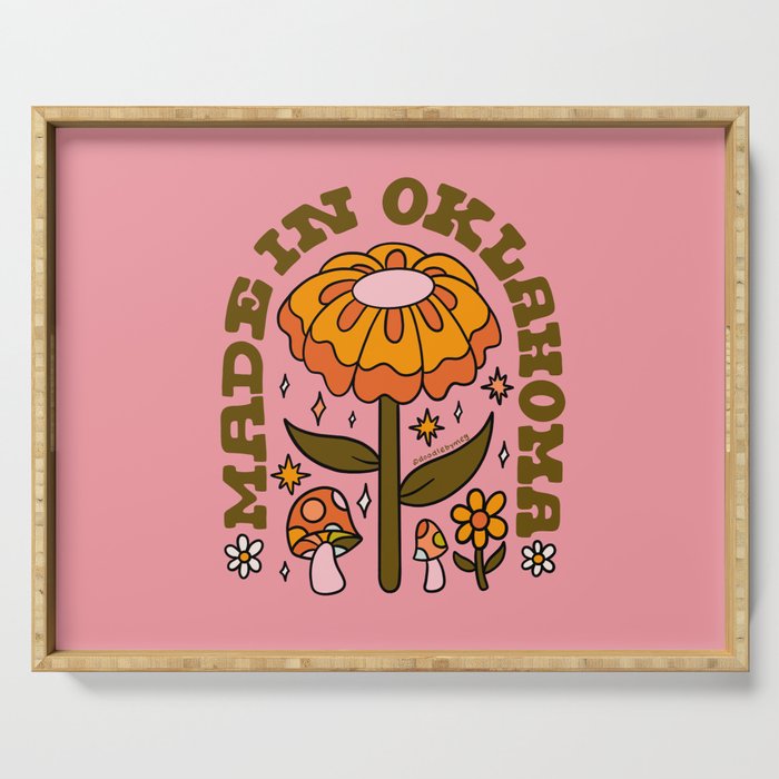 Made In Oklahoma Serving Tray Gallery Image 1