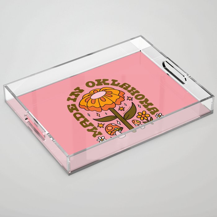 Made In Oklahoma Acrylic Tray Gallery Image 1
