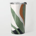 Abstract Art Tropical Leaves 10 Travel Mug Gallery Image 2