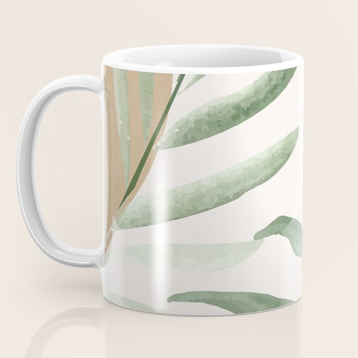 Abstract Art Tropical Leaves 10 Coffee Mug Gallery Image 3