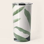 Abstract Art Tropical Leaves 10 Travel Mug Gallery Image 1