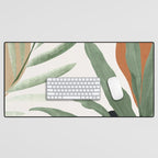 Abstract Art Tropical Leaves 10 Desk Mat Gallery Image 1