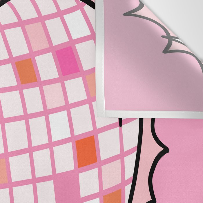 Disco Ball Heart Wall Tapestry Gallery Image 3