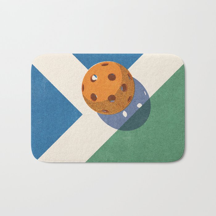 BALLS - Pickleball - II Bath Mat Gallery Image 1