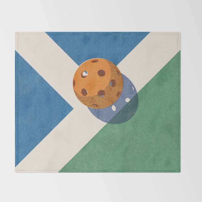 BALLS - Pickleball - II Throw Blanket Gallery Image 2