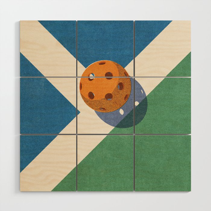 BALLS - Pickleball - II Wood Wall Art Gallery Image 1